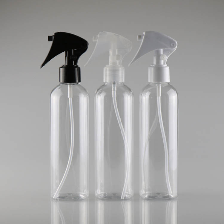 Alcohol Disinfectant Pet Plastic Clear Trigger Sprayer Pump Bottles